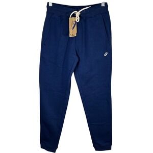 ASICS Sunday Sana Fleece Jogger Sweatpants Womens XS Blue Athletic Casual‎ NWT